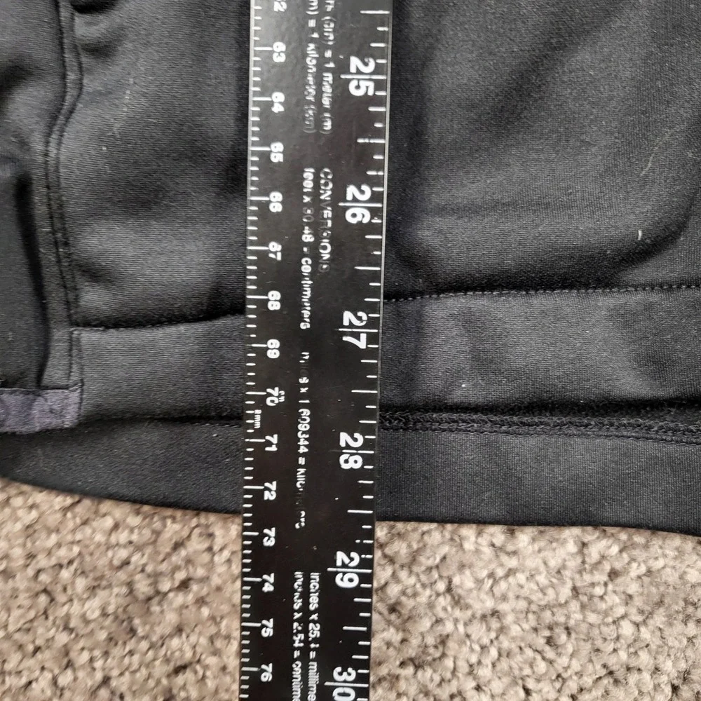 Mountain Hardwear OM6030 Mens Large Black Softshell Fleece Lined Jacket Full Zip